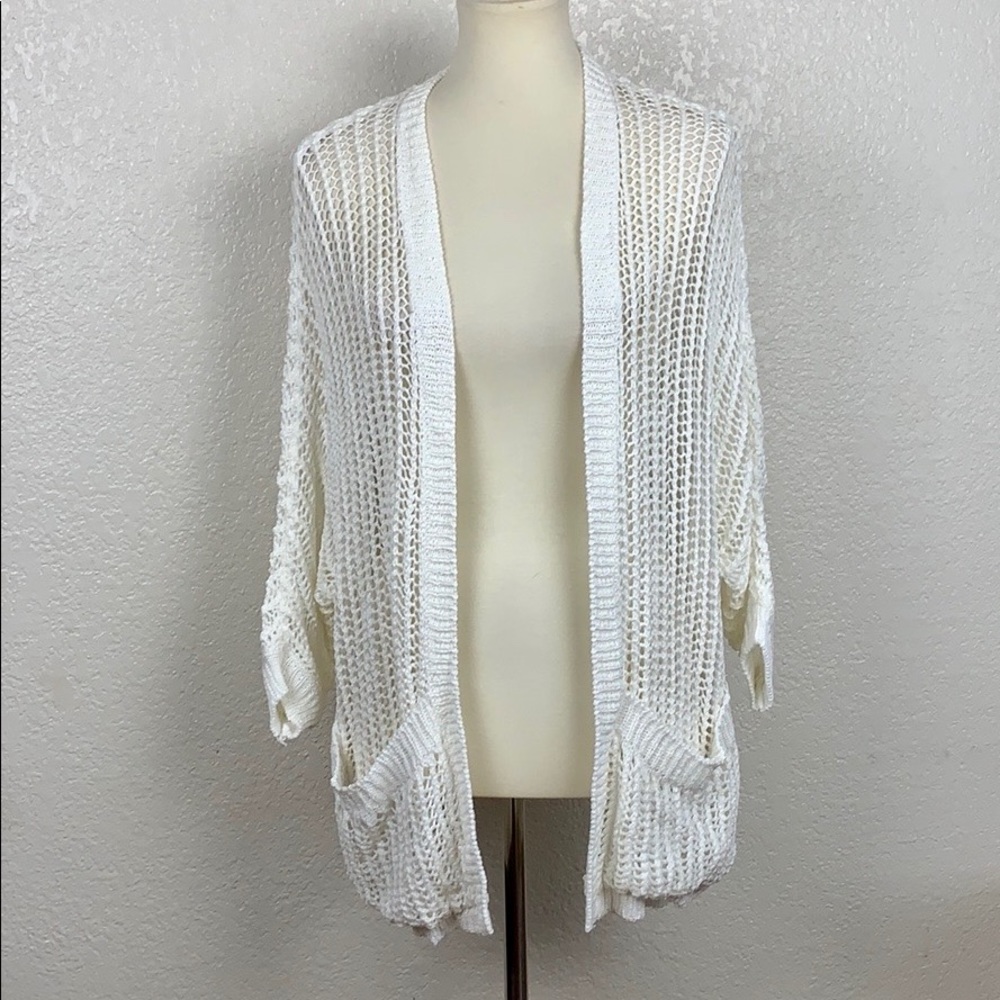 1 Left! Stitch Fix RD Open Knit Cocoon Cardigan - Picture 7 of 8